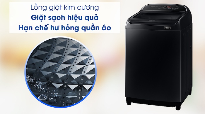Máy giặt lồng đứng Samsung Inverter 10KG WA10T5260BV/SV Máy giặt lồng đứng Samsung Inverter 10KG WA10T5260BV/SV