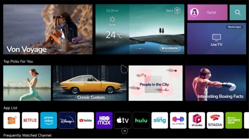 Hệ điều hành WebOS 24 giải trí thú vị hơn cùng với nhiều ứng dụng hấp dẫn Hệ điều hành WebOS 24 giải trí thú vị hơn cùng với nhiều ứng dụng hấp dẫn
