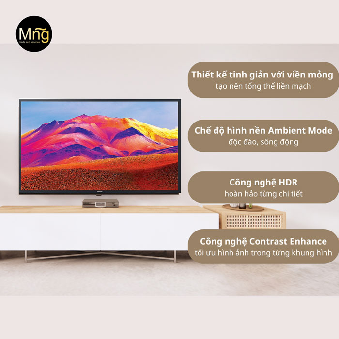 Smart tivi Samsung 32 inch HD UA32T4300AKXXV 