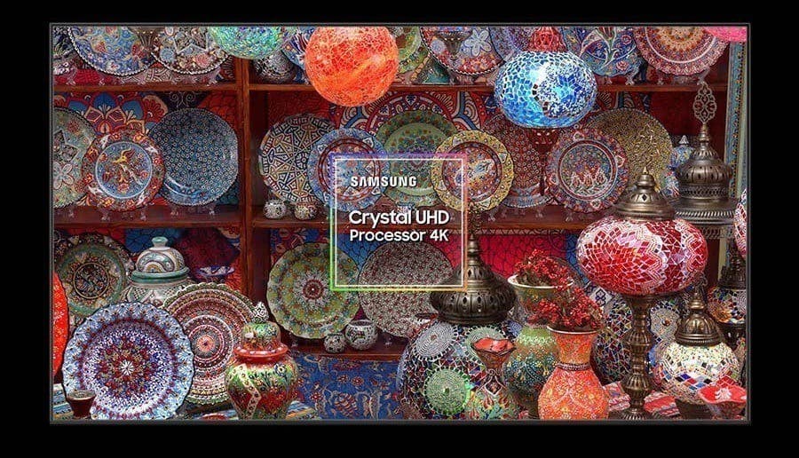 Bộ xử lý Crystal và độ phân giải 4K tái tạo chất lượng hình ảnh chuẩn 4K đẹp mắt Bộ xử lý Crystal và độ phân giải 4K tái tạo chất lượng hình ảnh chuẩn 4K đẹp mắt