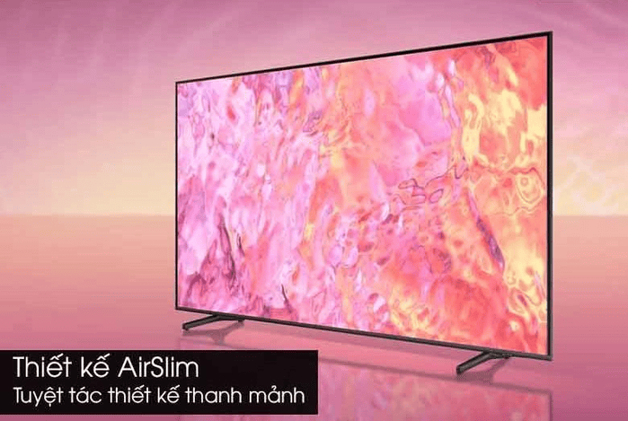 Smart Tivi Samsung 75 inch QLED 4K QA75QE1CAKXXV thiết kế với kiểu dáng airslim