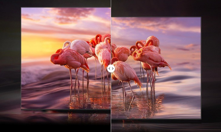 Độ phân giải 4K và bộ xử lý Quantum 4K tạo hình ảnh siêu nét, sống động Độ phân giải 4K và bộ xử lý Quantum 4K tạo hình ảnh siêu nét, sống động