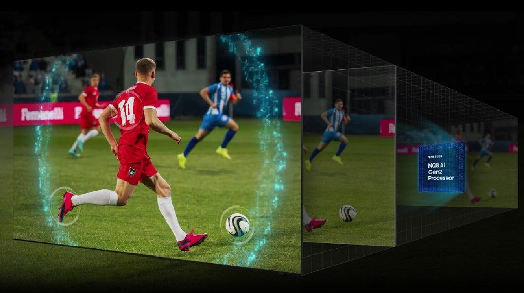 Độ phân giải 8K và bộ xử lý AI NQ8 thế hệ 2 cho hình ảnh siêu thực, siêu nét  Độ phân giải 8K và bộ xử lý AI NQ8 thế hệ 2 cho hình ảnh siêu thực, siêu nét