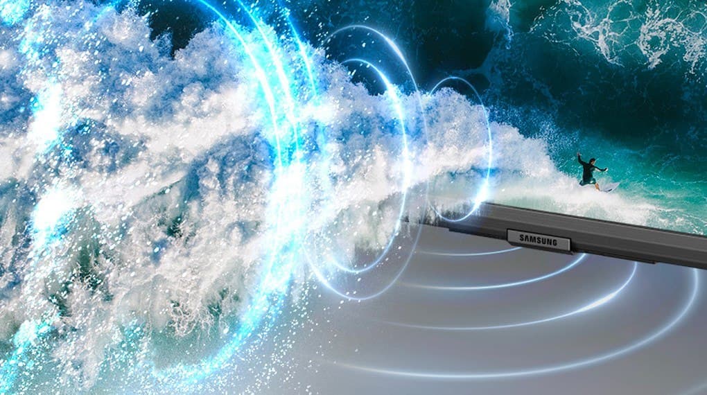 Công nghệ OTS+ và Dolby Atmos cho âm thanh sống động, mạnh mẽ  Công nghệ OTS+ và Dolby Atmos cho âm thanh sống động, mạnh mẽ