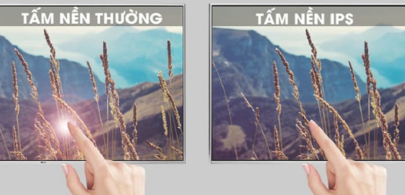 Tấm nền IPS mang lại chất lượng hình ảnh hoàn hảo ở mọi góc nhìn 