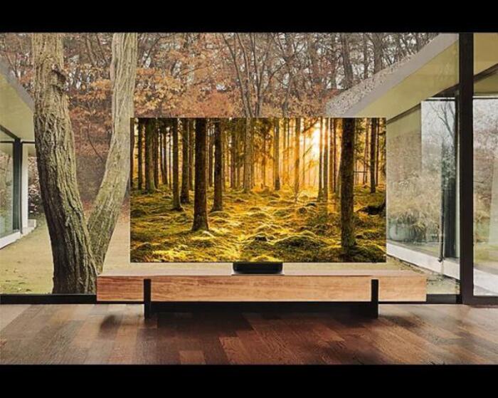 Thiết kế Infinity One tràn viền vô cực với các cạnh viền siêu mỏng chỉ có 15.4 mm, tạo nên một tuyệt tác thiết kế thanh mảnh, sang trọng