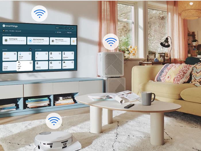 Tính năng Smart Things ở Smart tivi Samsung QA85Q80B
