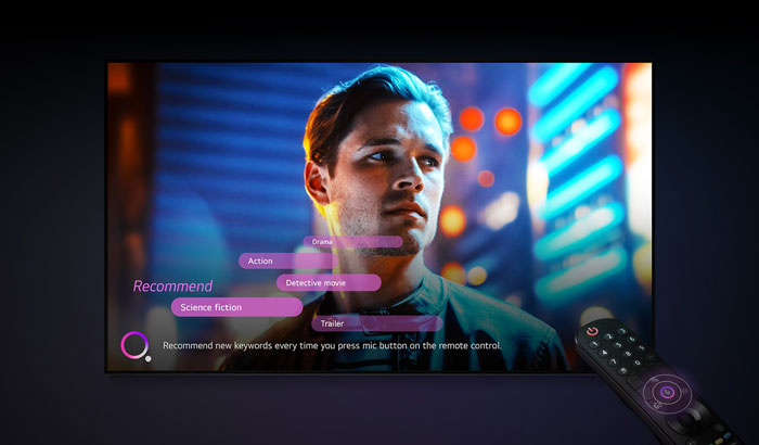 Tivi 50QNED80SRA với AI Concierge hoạt động như một trợ lý nội dung cá nhân của bạn