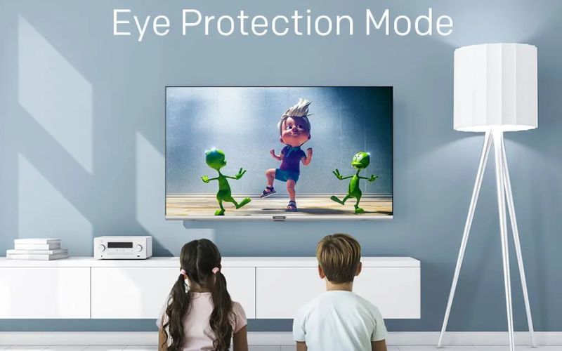 Tivi Coocaa tích hợp công nghệ giảm ánh sáng xanh, bảo vệ mắt khỏi mỏi mệt