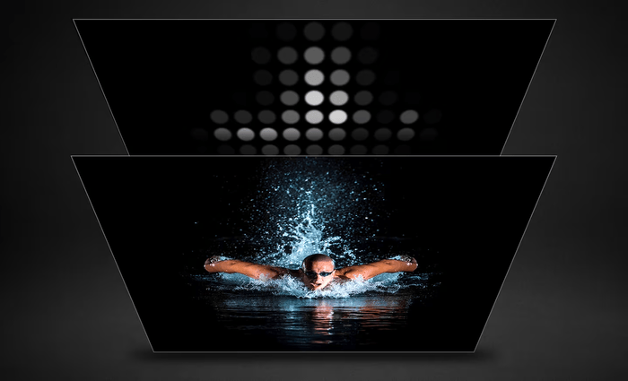 Tivi Full Array LED có màu đen sâu hơn và màu trắng chân thực hơn