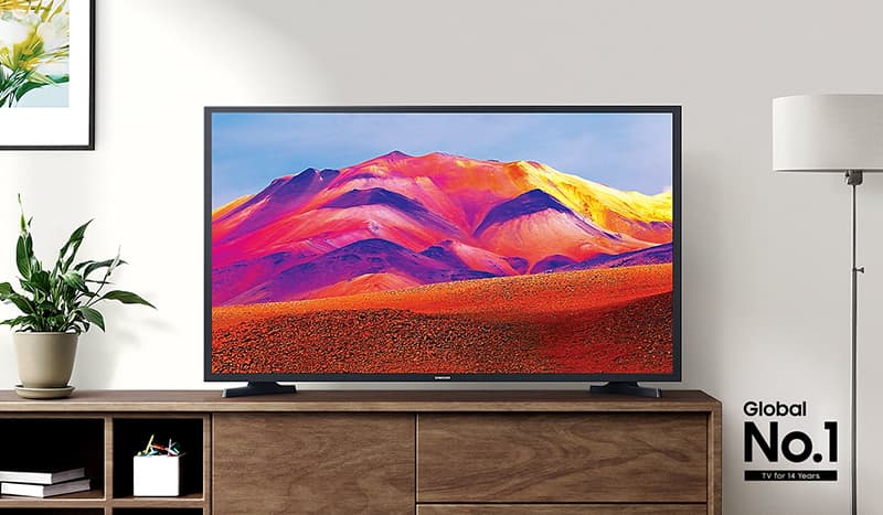Các dòng Tivi Full HD và HD của Samsung thường hướng đến thiết kế tinh giản