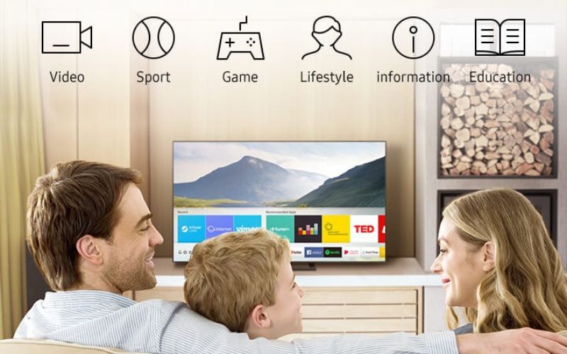 Với kết nối internet, tivi giá rẻ dưới 3 triệu vẫn đáp ứng tốt nhu cầu xem phim, lướt web