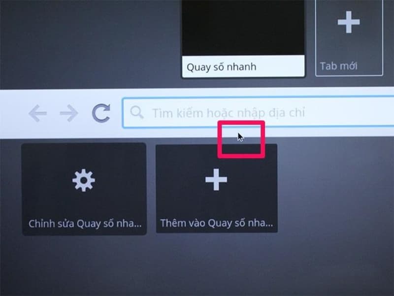 Con trỏ của hệ điều hành Tizen OS trên Tivi Samsung