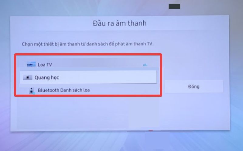 Kiểm tra trong phần cài đặt âm thanh để xác định khả năng kết nối Bluetooth Kiểm tra trong phần cài đặt âm thanh để xác định khả năng kết nối Bluetooth