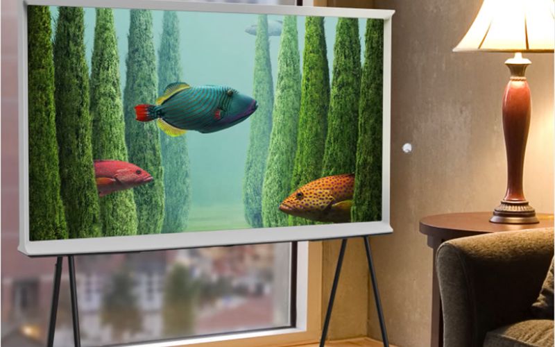 Đắm chìm trong hình ảnh 4K đẳng cấp với Smart Tivi Samsung Serif QA50LS01B 50 inch Đắm chìm trong hình ảnh 4K đẳng cấp với Smart Tivi Samsung Serif QA50LS01B 50 inch