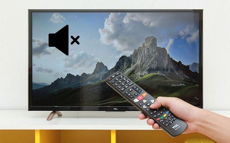 Kênh không dò đúng cách khiến tivi không phát ra âm thanh