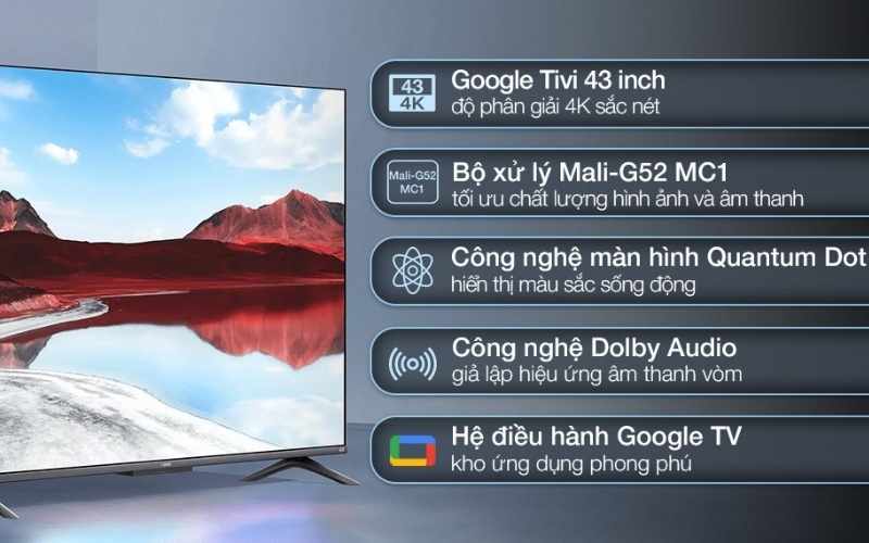 Độ phân giải 4K và công nghệ HDR10 phù hợp cho mọi nội dung giải trí Độ phân giải 4K và công nghệ HDR10 phù hợp cho mọi nội dung giải trí