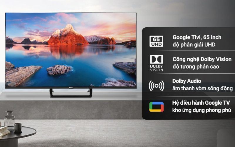 Tivi Xiaomi A Pro 4K 65 inch cung cấp hình ảnh siêu nét và âm thanh vượt trội Tivi Xiaomi A Pro 4K 65 inch cung cấp hình ảnh siêu nét và âm thanh vượt trội