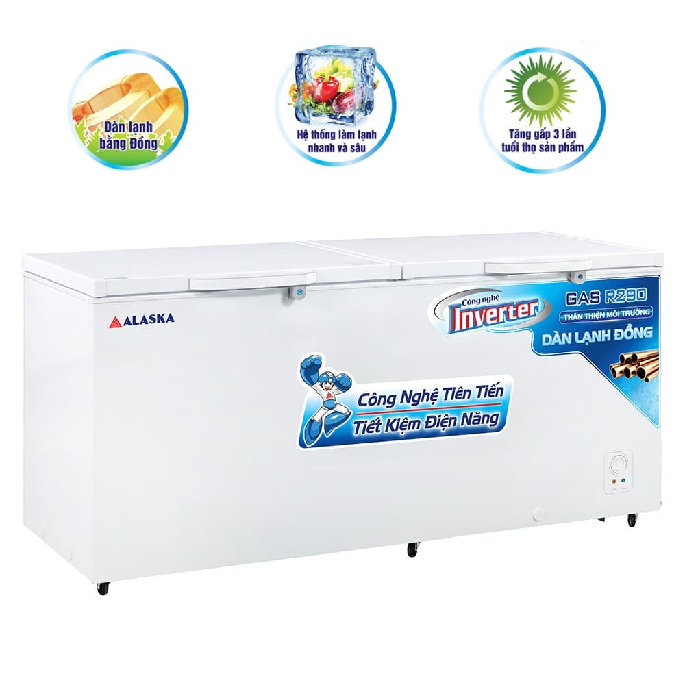 Tủ đông Alaska 2 cửa Inverter 1200 Lít HB-1200CI Tủ đông Alaska 2 cửa Inverter 1200 Lít HB-1200CI