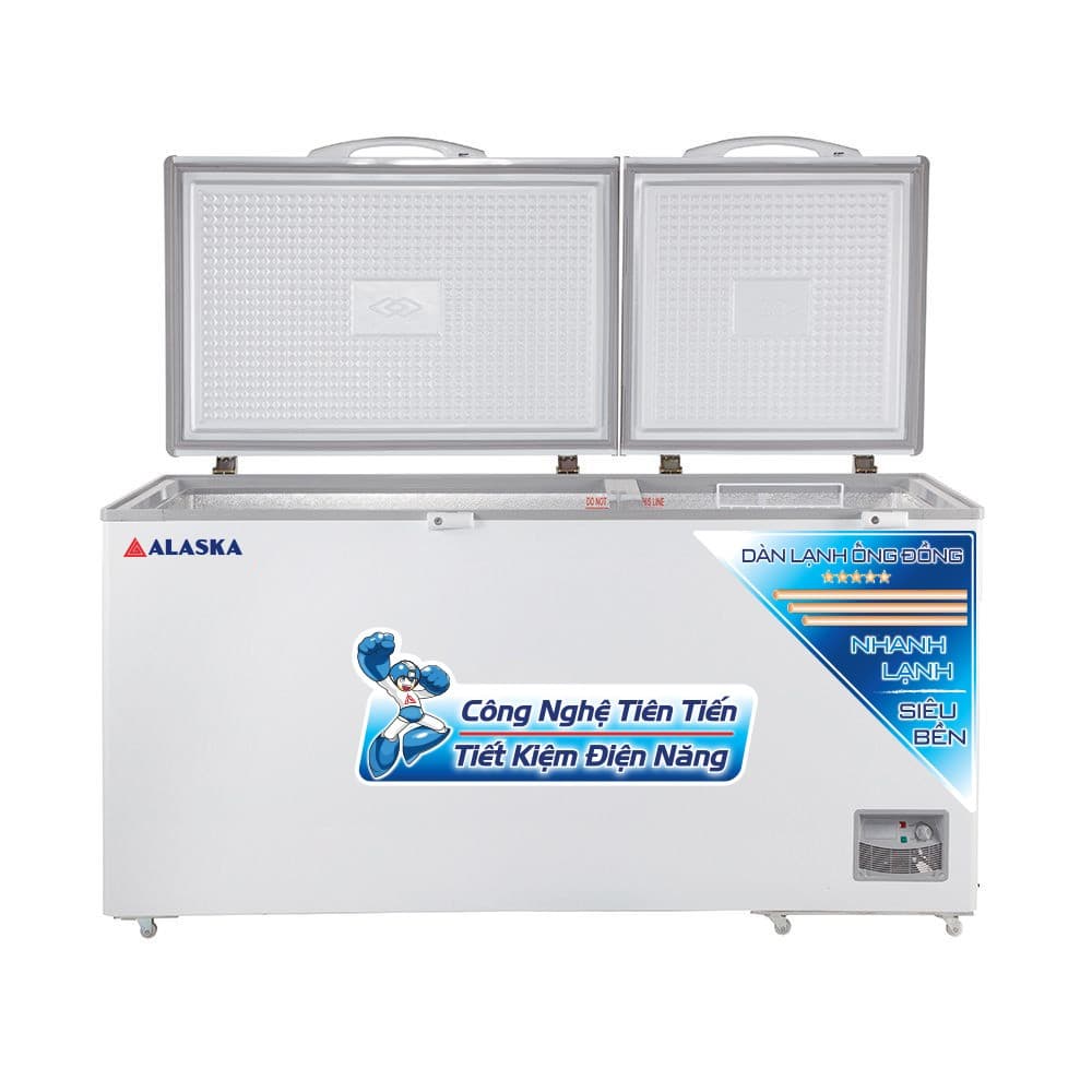Tủ đông Alaska 2 cửa Inverter 650 Lít HB-650CI