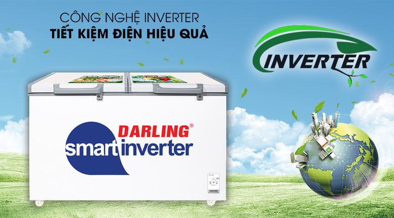 Tủ đông Darling 2 ngăn 450 lít DMF-4699 WS4