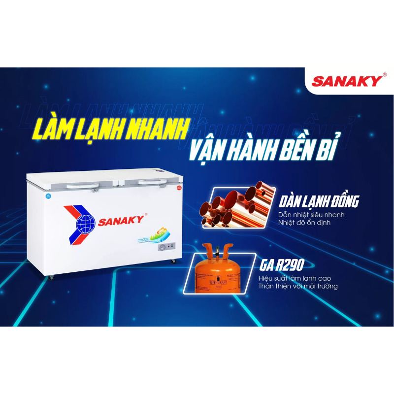 Dàn lạnh bằng đồng nguyên chất bền bỉ có khả năng làm lạnh nhanh