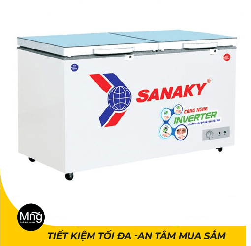 Tủ đông Sanay 250 lít 2 ngăn 2 cánh VH-2599W2KD