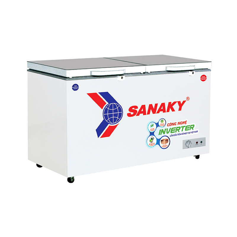 Tủ đông Sanaky 280 Lít 2 ngăn 2 cánh Inverter VH-2899W4K Tủ đông Sanaky 280 Lít 2 ngăn 2 cánh Inverter VH-2899W4K