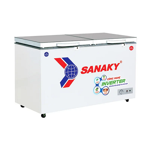 Tủ đông Sanaky 360 lít 2 cánh 2 ngăn VH-3699W2KD Tủ đông Sanaky 360 lít 2 cánh 2 ngăn VH-3699W2KD