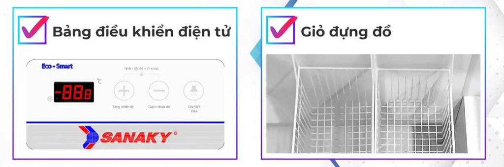 Các tính năng thông minh sử dụng tủ đông tiện nghi, hiệu quả hơn Các tính năng thông minh sử dụng tủ đông tiện nghi, hiệu quả hơn