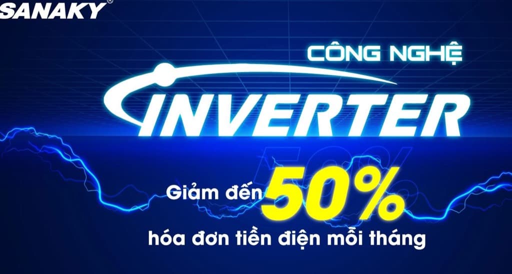Công nghệ Smart Inverter hạn chế tiêu hao đến 50%, vận hành êm ái