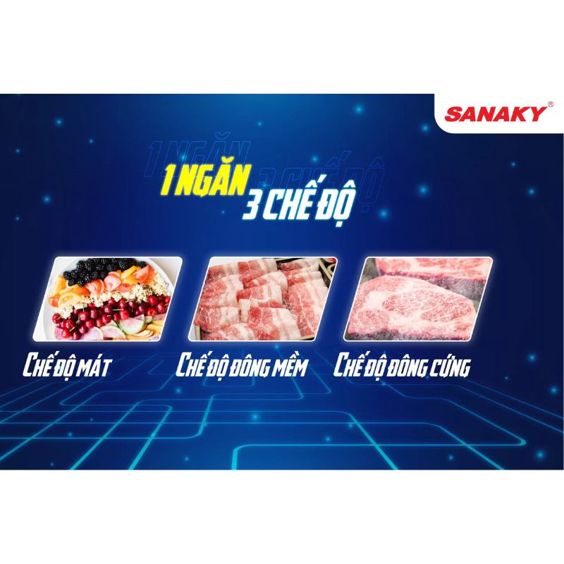 Dung tích cực lớn, 3 chế độ đa năng phù hợp với mọi nhu cầu sử dụng