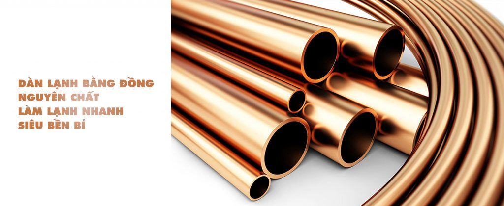 Dàn lạnh đồng, công nghệ làm lạnh 360 độ bảo quản thực phẩm tươi ngon Dàn lạnh đồng, công nghệ làm lạnh 360 độ bảo quản thực phẩm tươi ngon