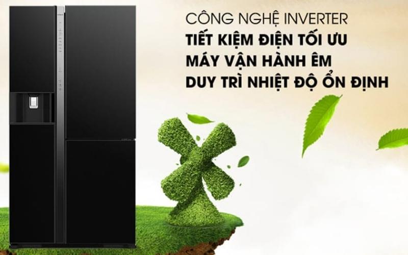 Tủ lạnh vận hành êm ái và tiết kiệm năng lượng nhờ công nghệ Inverter thông minh