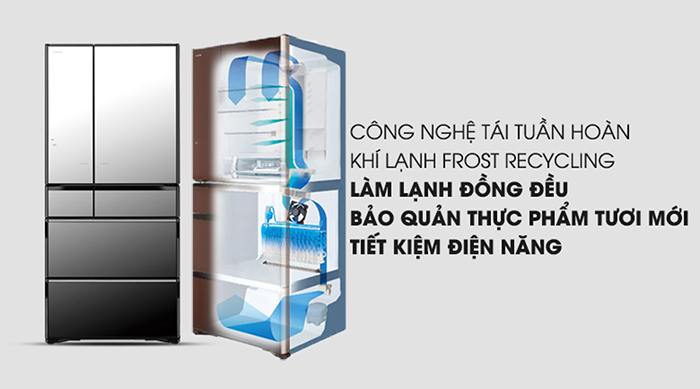 Tủ lạnh Hitachi 6 cửa Inverter 735 Lít R-ZX740KV Tủ lạnh Hitachi 6 cửa Inverter 735 Lít R-ZX740KV