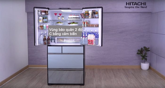 Tủ lạnh Hitachi 6 cửa Inverter 735 Lít R-ZX740KV Tủ lạnh Hitachi 6 cửa Inverter 735 Lít R-ZX740KV