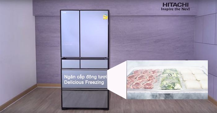 Tủ lạnh Hitachi 6 cửa Inverter 735 Lít R-ZX740KV Tủ lạnh Hitachi 6 cửa Inverter 735 Lít R-ZX740KV