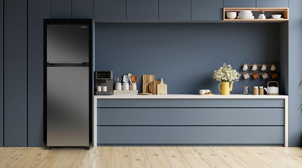 Chiếc tủ lạnh hiện đại, chất liệu bền đẹp hài hòa với mọi không gian Chiếc tủ lạnh hiện đại, chất liệu bền đẹp hài hòa với mọi không gian