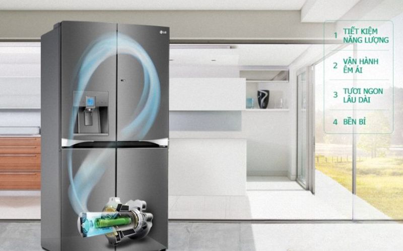  Công nghệ Inverter có khả năng tiết kiệm điện vượt trội và duy trì thực phẩm tươi ngon 