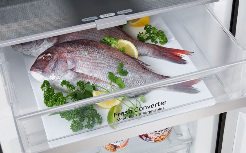  Ngăn Fresh Zone và Fresh Converter bảo quản được đa dạng thực phẩm