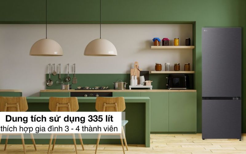 Chiếc tủ lạnh ngăn đá dưới 335 lít hiện đại tăng thêm nét đẹp cho gian bếp  Chiếc tủ lạnh ngăn đá dưới 335 lít hiện đại tăng thêm nét đẹp cho gian bếp