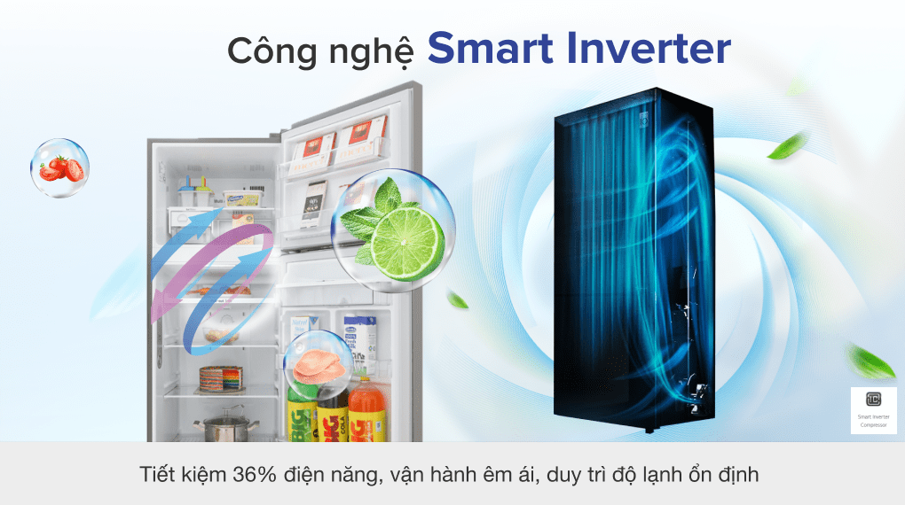 Tủ Lạnh LG Inverter 374 Lít GN-D372PSA 