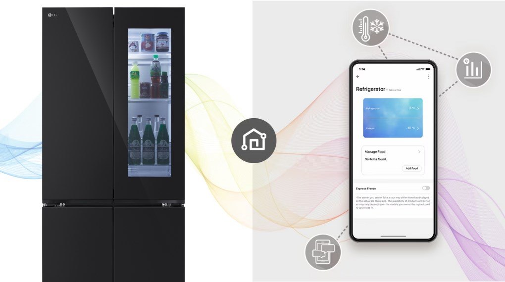Các tiện ích đi kèm sử dụng tủ lạnh LG thoải mái, tiện nghi hơn