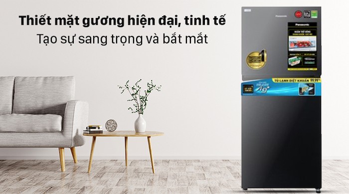 Tủ lạnh Panasonic 2 cánh Inverter 268 Lít NR-TV301VGMV
