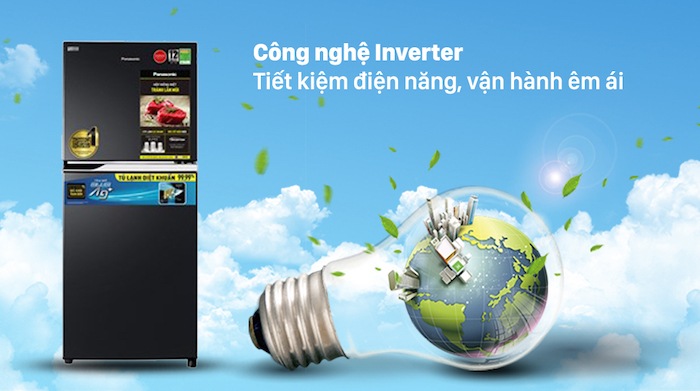Tủ lạnh Panasonic 2 cánh Inverter 306 Lít NR-TV341VGMV