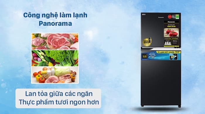 Tủ lạnh Panasonic 2 cánh Inverter 306 Lít NR-TV341VGMV