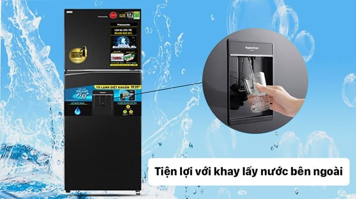 Tủ lạnh Panasonic 2 cánh Inverter 326L NR-TL351GPKV