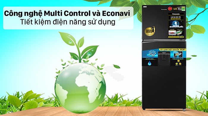Tủ lạnh Panasonic 2 cánh Inverter 326L NR-TL351GPKV