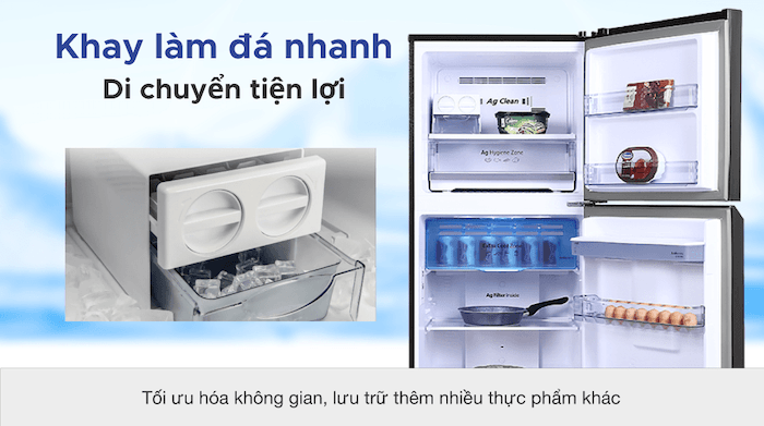 Tủ lạnh Panasonic 2 cánh Inverter 366 Lít NR-TL381VGMV 