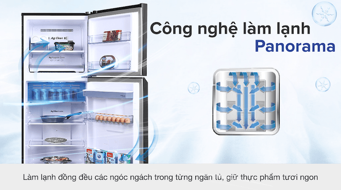 Tủ lạnh Panasonic 2 cánh Inverter 366 Lít NR-TL381VGMV 